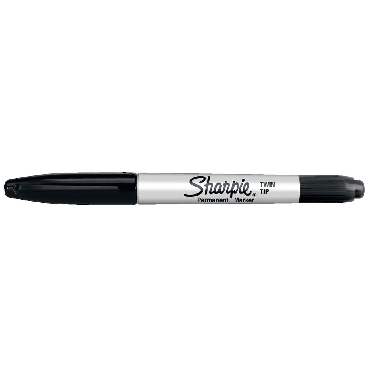 Sharpie® Black Twin Tip Permanent Marker